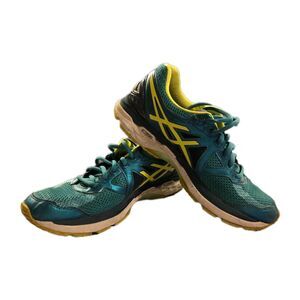 ASICS GT-2000 Women's Running‎ Shoes Size 9.5M Blue Teal Yellow Black T656N